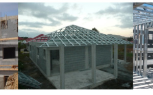 La Pose de charpente de toiture sur une construction traditionnelle